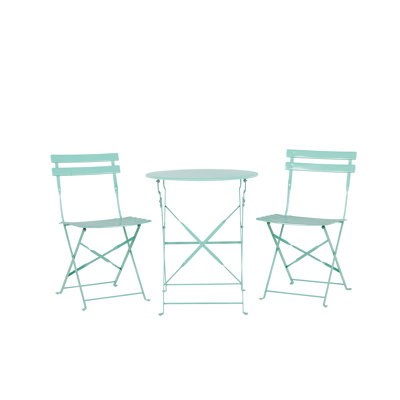 Bela 2 - Person Patio Dining Set with Round Table , Cushions Included