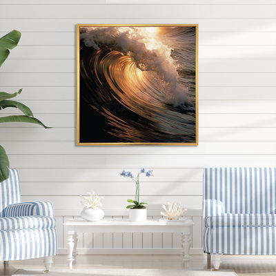 «Beach Wave Scenery», photo sur toile