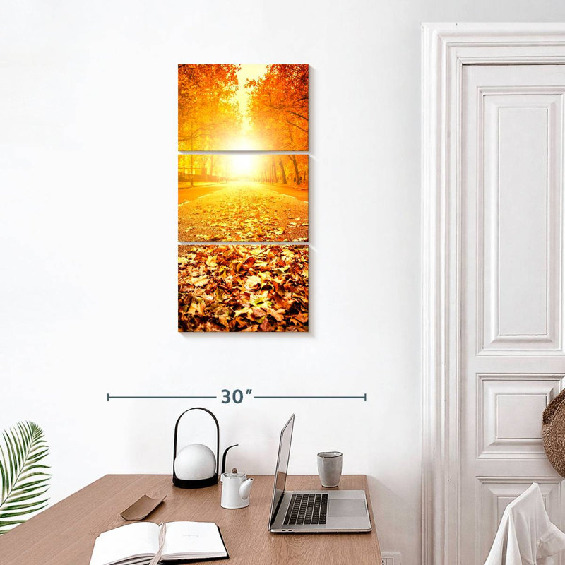 Fallen Leaves, 32" H x 15" W