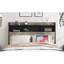 Structure de lit double, structure de lit plateforme en bois, avec rangement et 2 tablettes, pas de bruit, pas besoin de sommiers, outils faciles à assembler, grand espace de rangement sous le lit, gris antique-940233693
