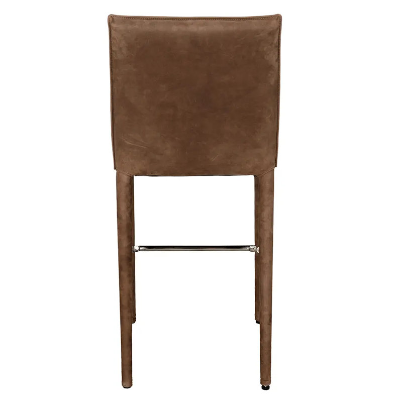 Newton Counter Chair, Orris Brown Leather