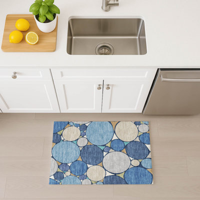 Tapis géométrique intérieur / extérieur lavable à la machine Chantille ACN2516