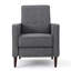 Fauteuil inclinable manuel capitonné à boutons-1752337407