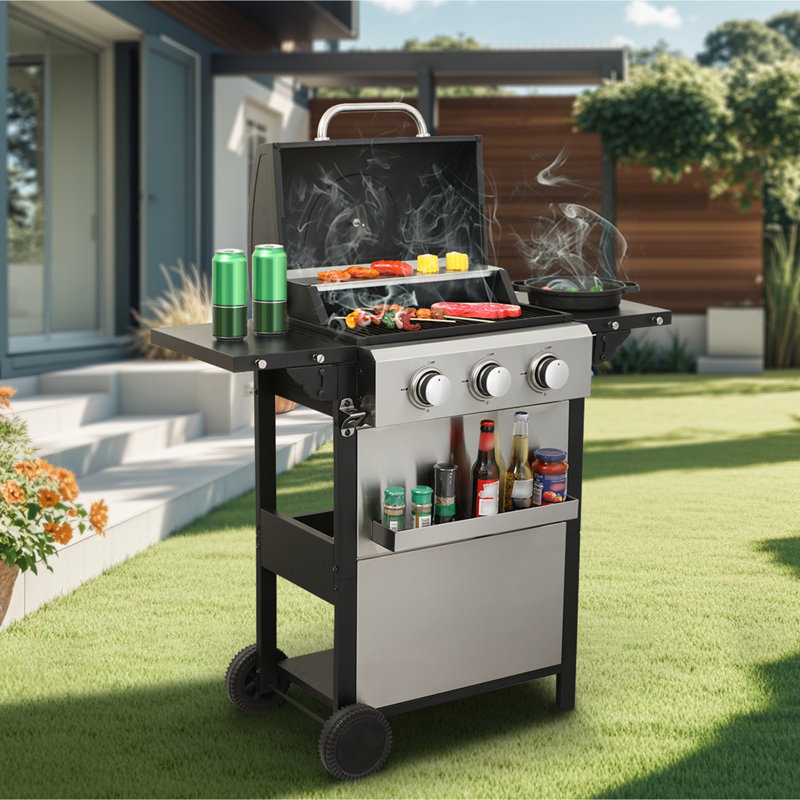 3 BURNER GAS GRILL