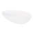 59" Freestanding Solid Surface Soaking Bathtub In Glossy White, Wide Sitting Area For Relaxation, Copper Drain System, Good Thermal Insulating Property White Made From Surface, Spa - Like Bathing