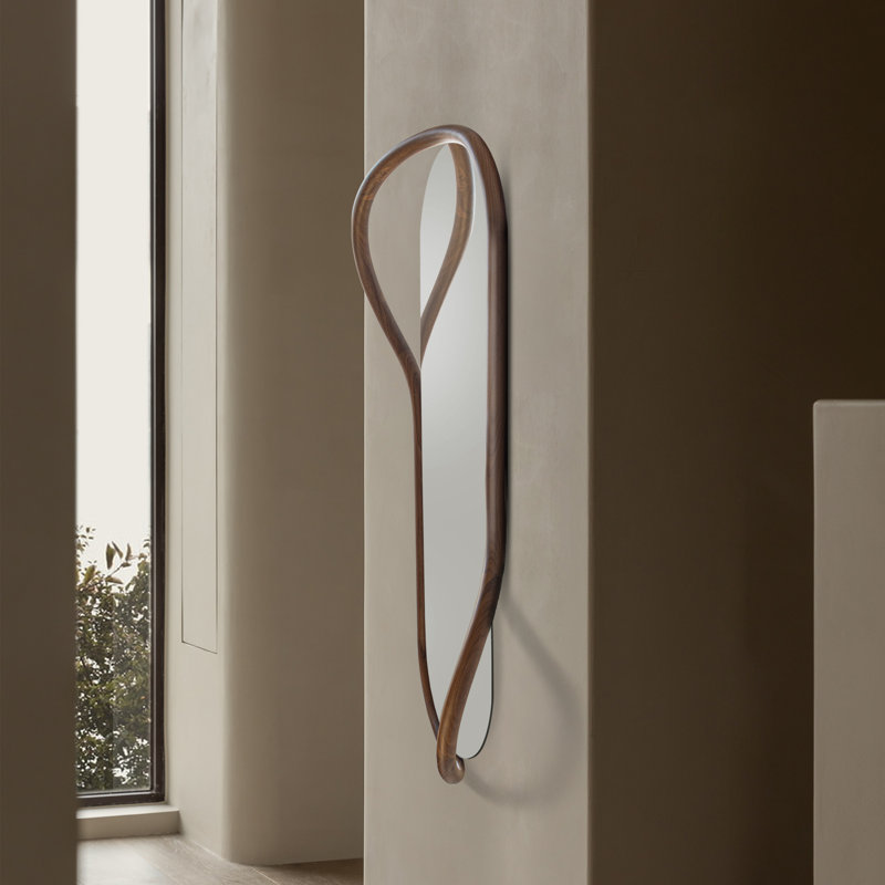 Unut Novelty Solid Wood Wall Mirror