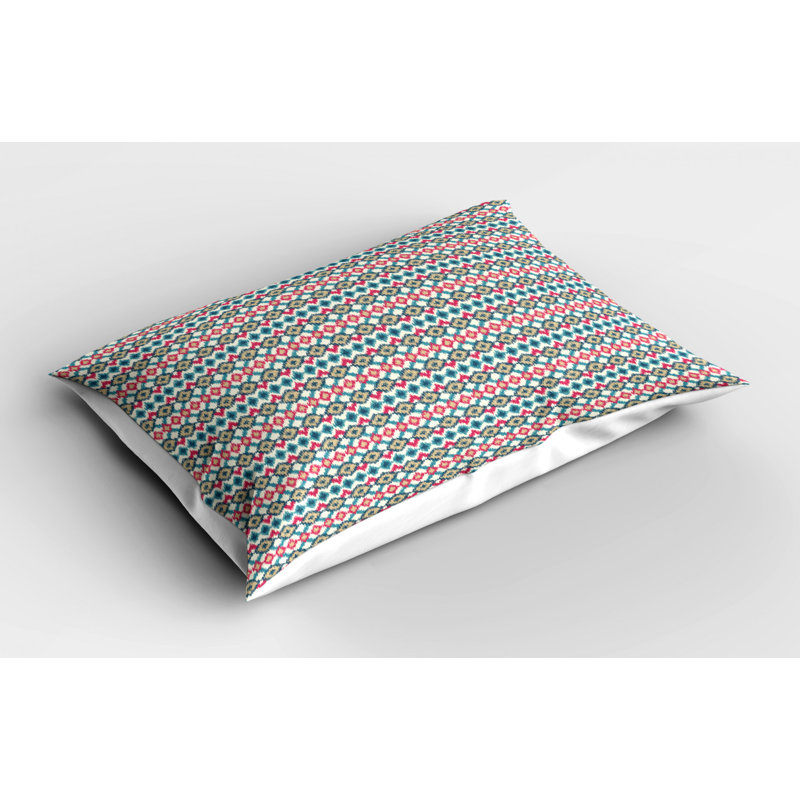 Polyester Ikat Sham Set, Twin