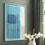«Blue Blue Horizon I», reproduction encadrée - bois massif-256083353-256083352
