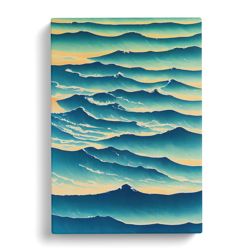 Ocean Seascape Abstract Vol.5 - Wrapped Canvas, 60cm H x 40cm W x 3cm D