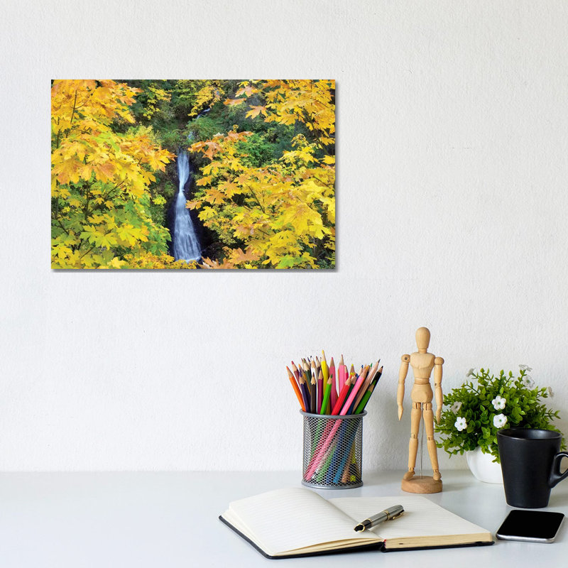 Waterfall Frame by Dennis Frates - Wrapped Canvas Print, 20.32 cm H x 30.48 cm W