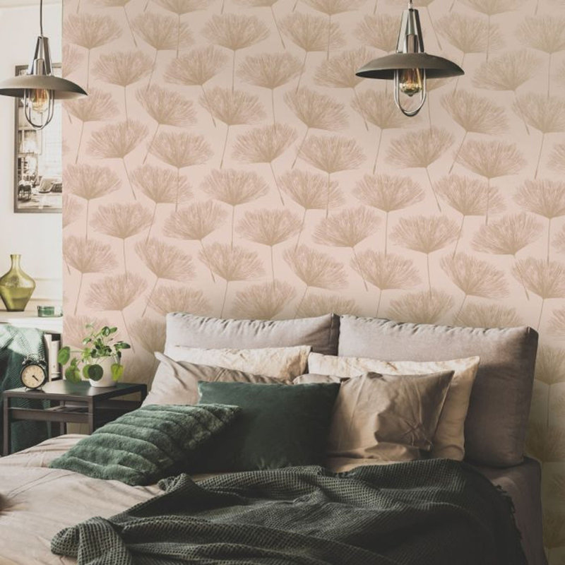 Dutch Wallcoverings Wallpaper Fleur, Pink