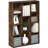 11-Cube Reversible Open Shelf Bookcase,