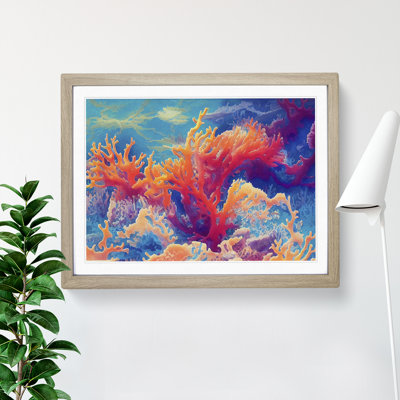 The Coral Reef Vol.4 1 Piece Single Picture Frame Wall Art