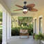 50" Tropical 5 Blade Dimmable Ceiling Fan With Led Lights And Remote Control-1897808962