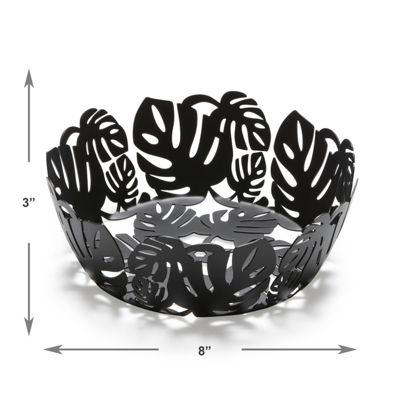 Bol décoratif en métal, Noir