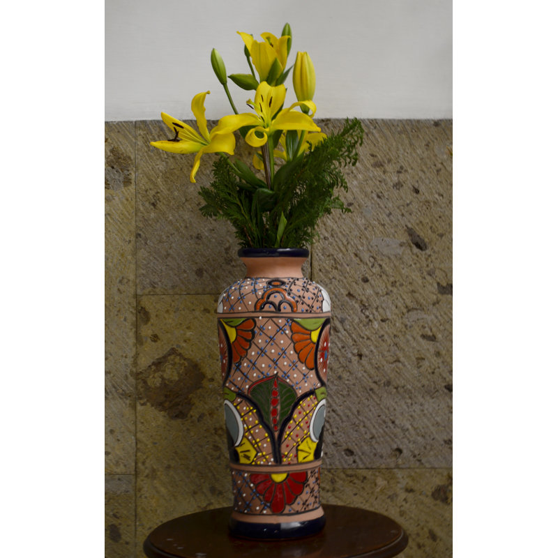 Petrinel Talavera Ceramic Table Vase