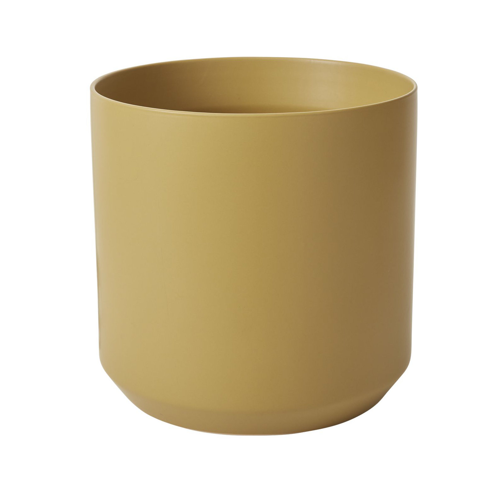 Parsons Handmade Ceramic Pot Planter, 11.75" H x 12" W x 12" D, Yellow