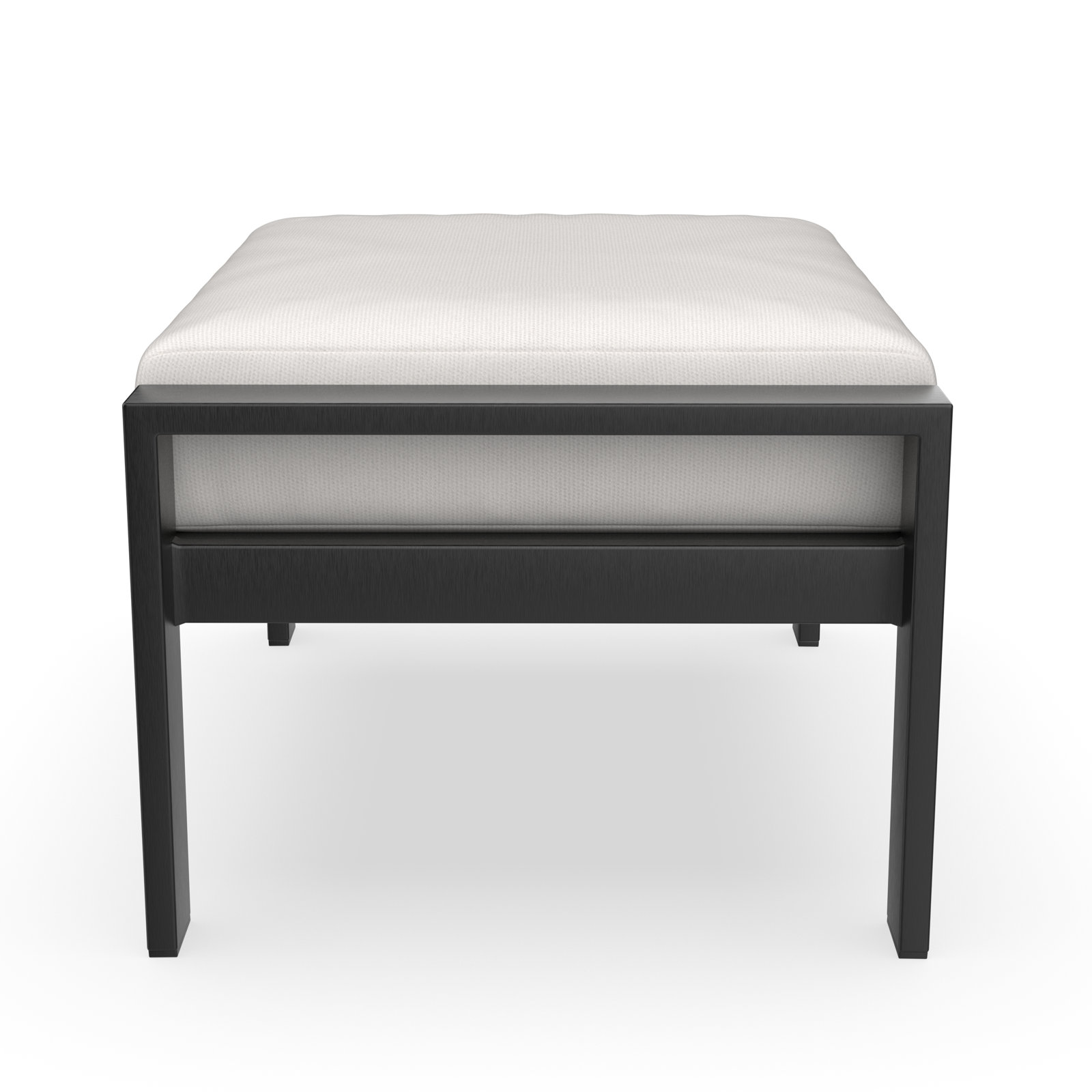 Townsend Sunbrella® Patio Ottoman, Sunbrella Canvas Natural, No, None