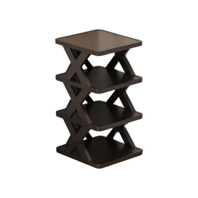 Plastic Removable and stackable Shoe Rack Simples And Space Saving Storage Rack Home Shoe Cabinet Dormitory Shoe Rack No Installation Required