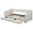 Twin XL To King Size Upholstered Daybed With Two Drawers-911144582