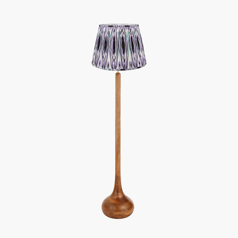 Beyzanur 162cm Oil Rubbed Traditional Floor Lamp, Purple