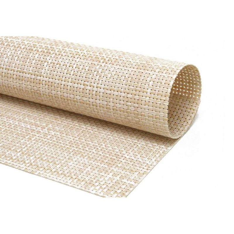 Napperon en vinyle Metroweave®, Naturel, Octogone 11 po x 14 po