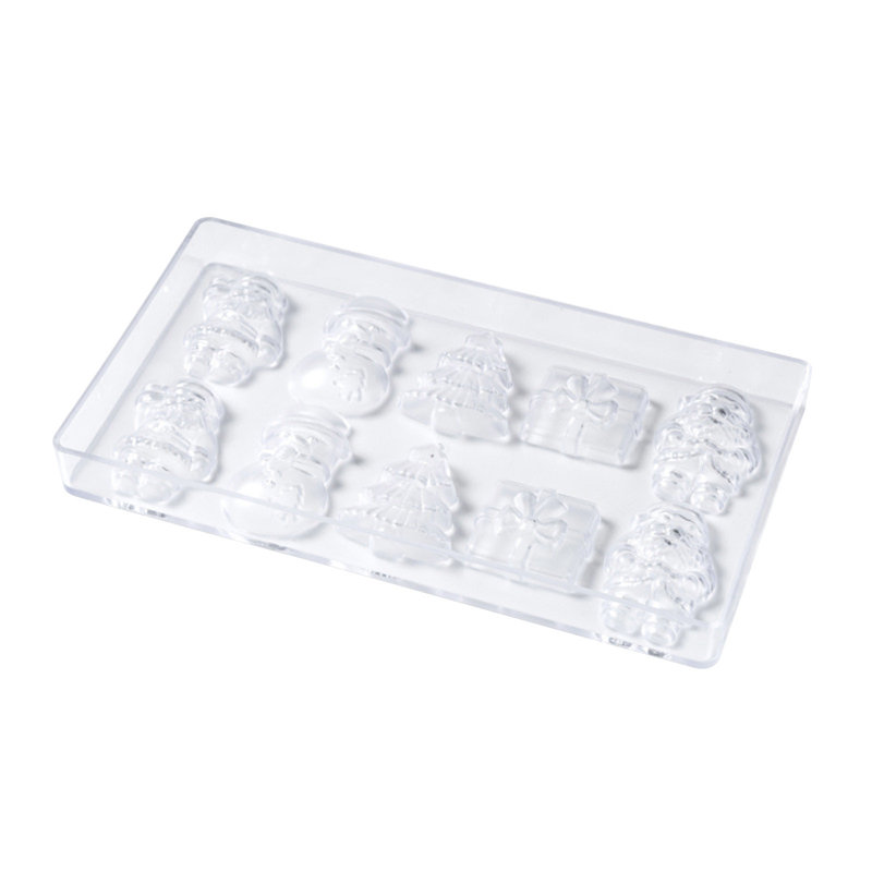 Transparent Acrylic Chocolate Plastic Baking Tools Three Dimensional Heart Shaped Candy Tools