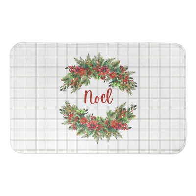 Tapis de bain Devlen Noel Holly