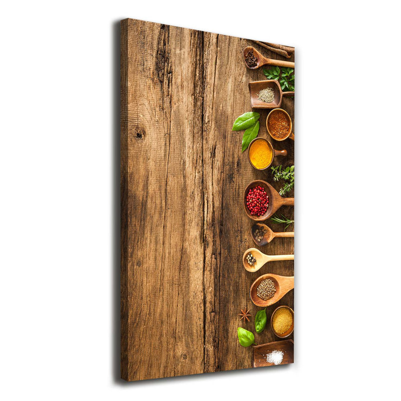 Aqeela Colourful Spices - Wrapped Canvas Print