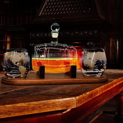 Glass 5 - Piece Whiskey Decanter Set