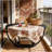 Round Chating Table,Central Table,2-Tier Coffee Table