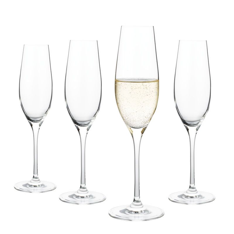 Ensemble de 4 verres à vin mousseux Galateo