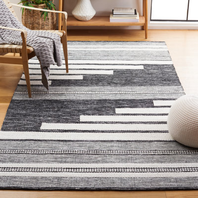 Kilim Hand Woven Performance Striped Rug