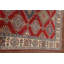 Tapis oriental géométrique rouge Kazak 5