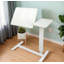 Bureau de lit réglable Nasir avec table rabattable et roulettes-112707006