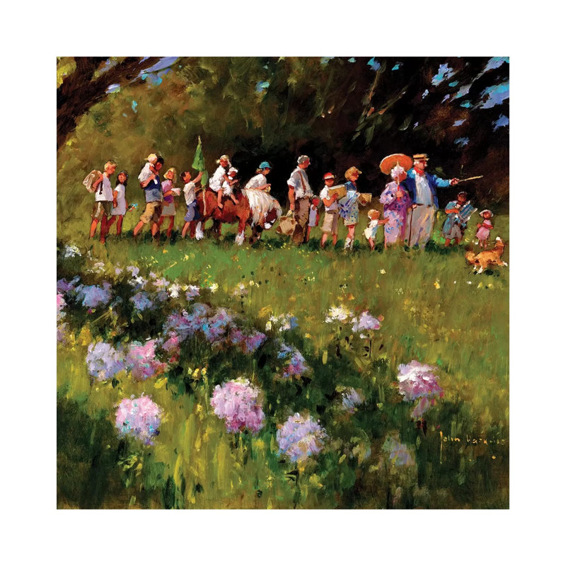 Day Of Our Picnic by John Haskins - Wrapped Canvas Gallery-Wrapped Canvas Giclée, 45.72 cm H x 45.72 cm W