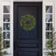 24 Inch Bergen Pine Wreath with Gold Accents and Soft White LED Lights on Auto Timer