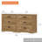 Laziza Large Nightstand For Bedroom, 31.5" Wide Modern Farmhouse Bedside Table With Drawers,32'' H X 31.5'' W X 15.4'' D,-725314243