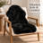 Novelty Muro Animal Print Handmade Sheepskin 2' x 3' Area Rug in Black