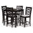 4 - Person Four Leg Dining Set-1275359084