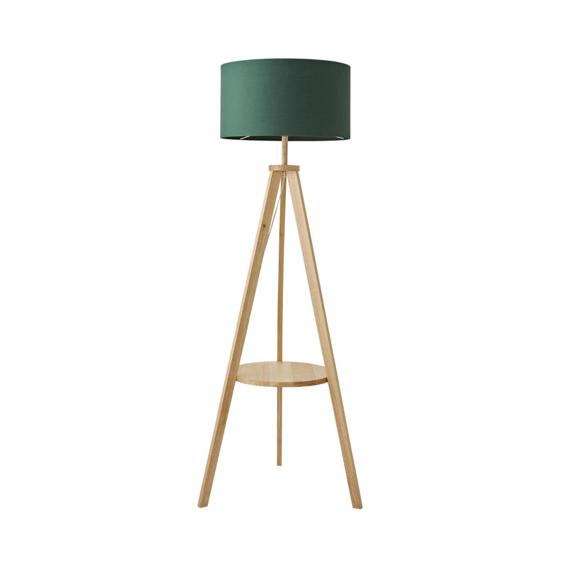 130cm Tripod Floor Lamp, Green