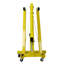 Grue de ramassage de cerise à moteur hydraulique pliable de 2 tonnes - acier jaune-130899872