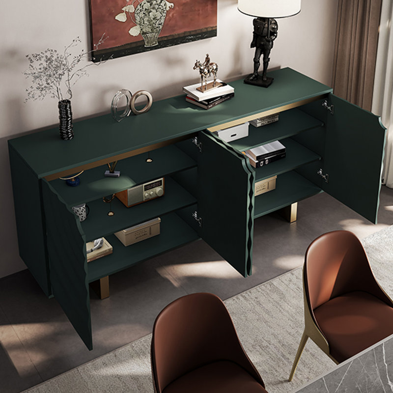 Armoire de rangement moderne et luxueuse, Vert