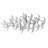 Handmade Decorative Metal Wall Accessory, 23.2 x 48.8 Inches | 100% Metal Construction, Thickness: 0.06 Inches | Unique Hand-Painted Finish, Perfect for Home Décor & Art Lovers, Adds Character to Any Space