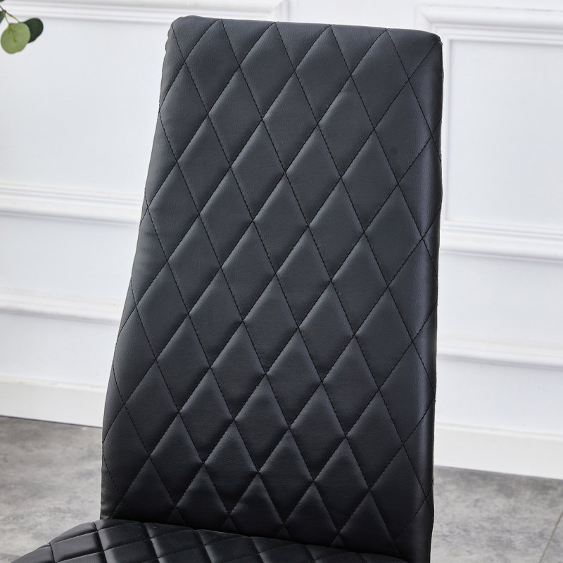 Table And Chair Set A Rectangular Dining Table With 4 PU Chairs