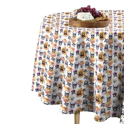 Muckamore Geometric Round Tablecloth