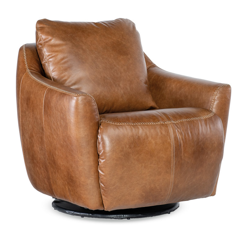 Beau Leather Swivel Recliner