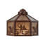 Fisherman 1-Light Bowl Ceiling Fan Light Kit