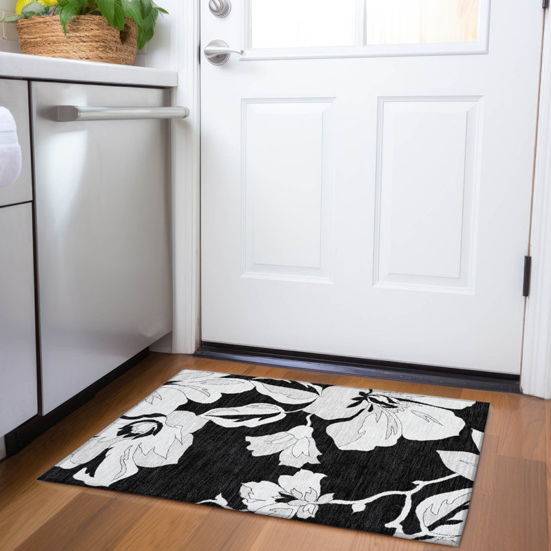  Tapis d'extérieur antidérapant Malchow, Rectangle 1 pi 8 po x 2 pi 6 po