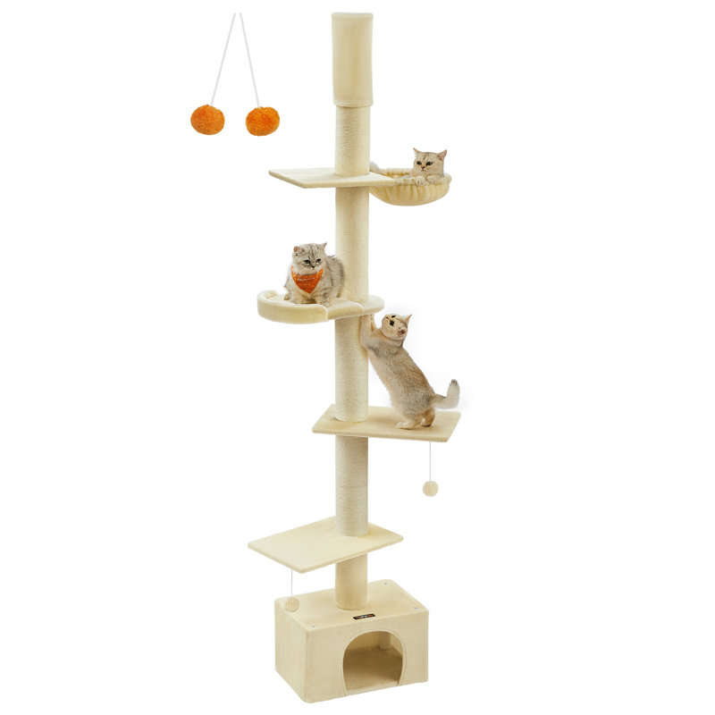 291cm H Cat Tree, Beige